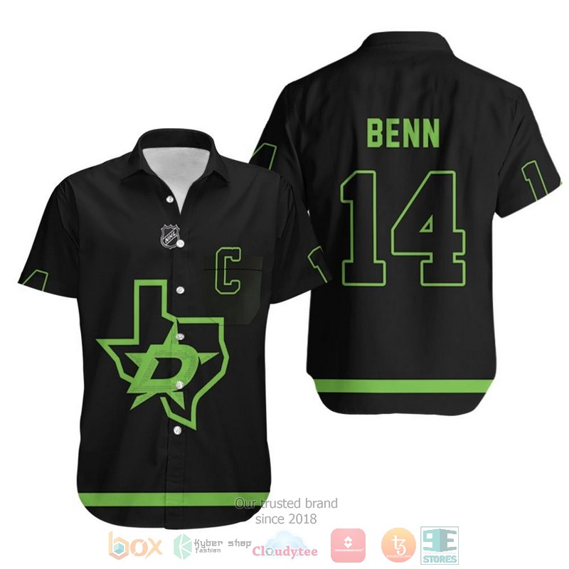 Dallas_Stars_Jamie_Benn_NHL_2020_Hawaiian_Shirt