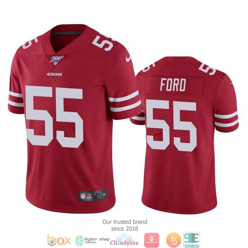 Dee_Ford_San_Francisco_49ers_100th_Season_Football_Jersey_Red