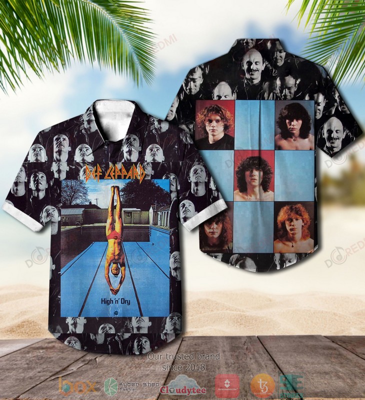 Def_Leppard_High_n_Dry_Short_Sleeve_Hawaiian_Shirt