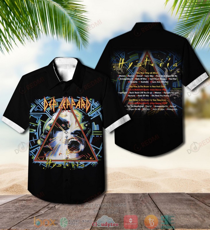 Def_Leppard_Hysteria_Black_Short_Sleeve_Hawaiian_Shirt