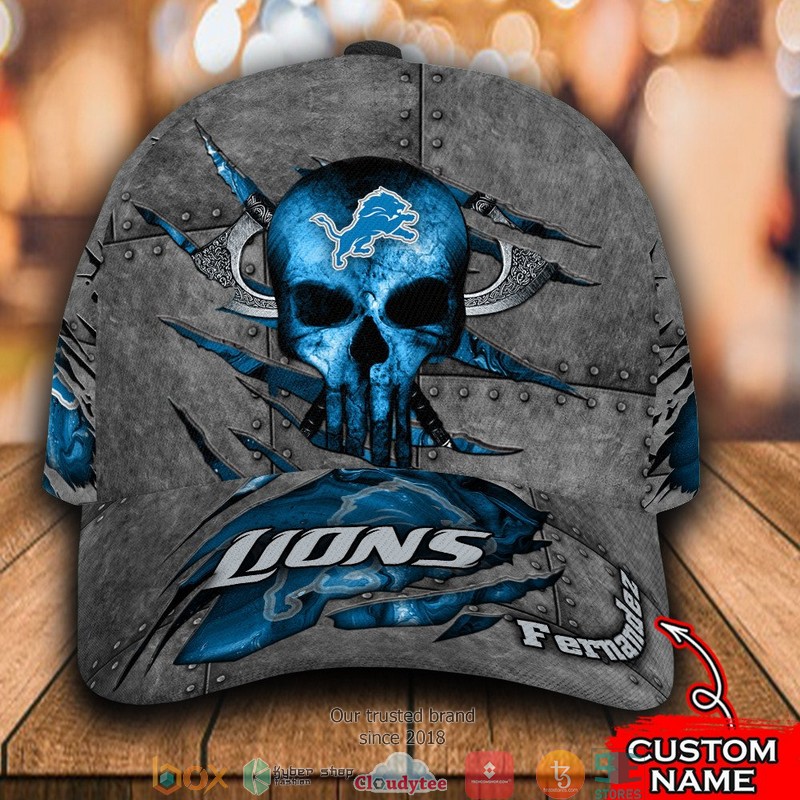 Detroit_Lions_Skull_NFL_Custom_Name_Cap