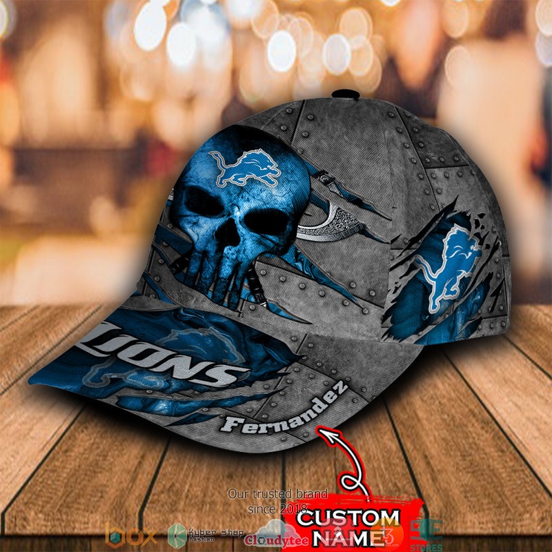 Detroit_Lions_Skull_NFL_Custom_Name_Cap_1_2