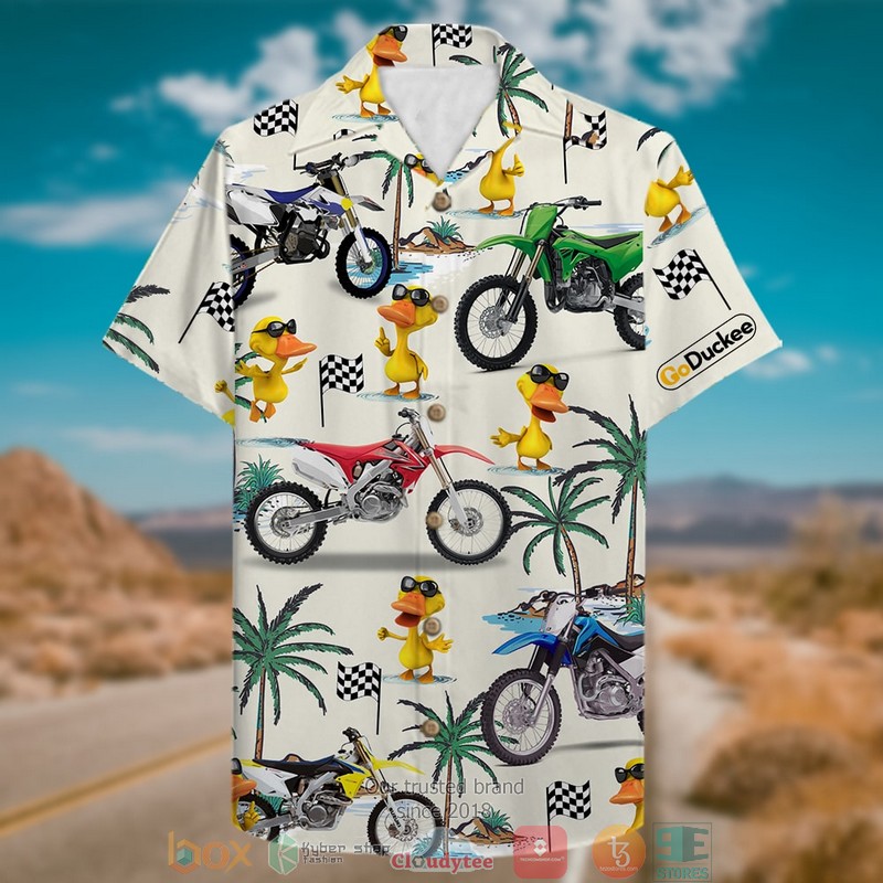 Dirt_Bike_And_Duck_Pattern_Hawaiian_Shirt_1_2