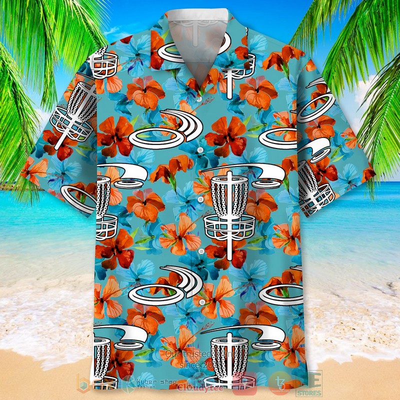 Disc_Golf_Nature_Tropical_Hawaiian_Shirt_1