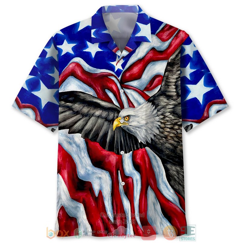 Eagle_American_flag_Hawaiian_Shirt
