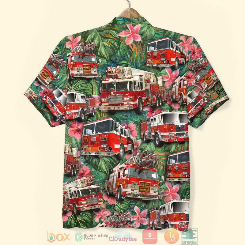 Fire_Truck_Tropical_Pattern_Hawaiian_Shirt_1