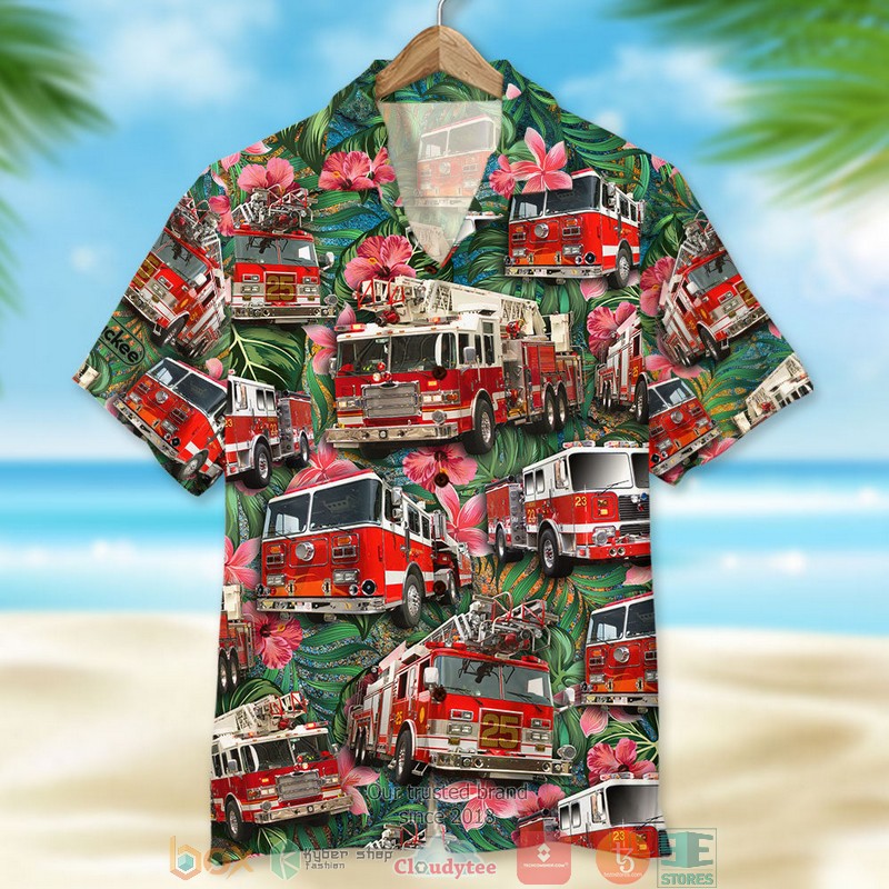 Fire_Truck_Tropical_Pattern_Hawaiian_Shirt_1_2_3