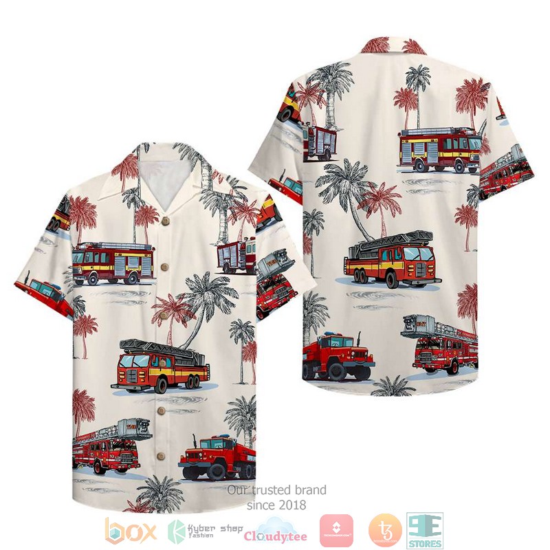 Firefighter_Fire_Truck_Pattern_Hawaiian_Shirt