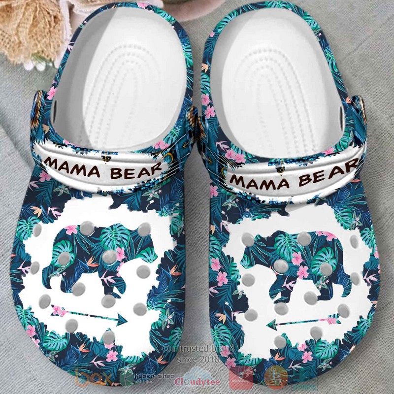 Flower_Mama_bear_Mothers_Day_Life_Crocs_Crocband_Shoes_1