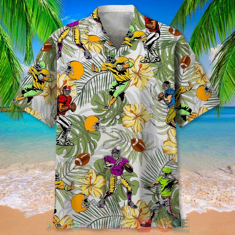 Football_Tropical_plant_Hawaiian_Shirt_1