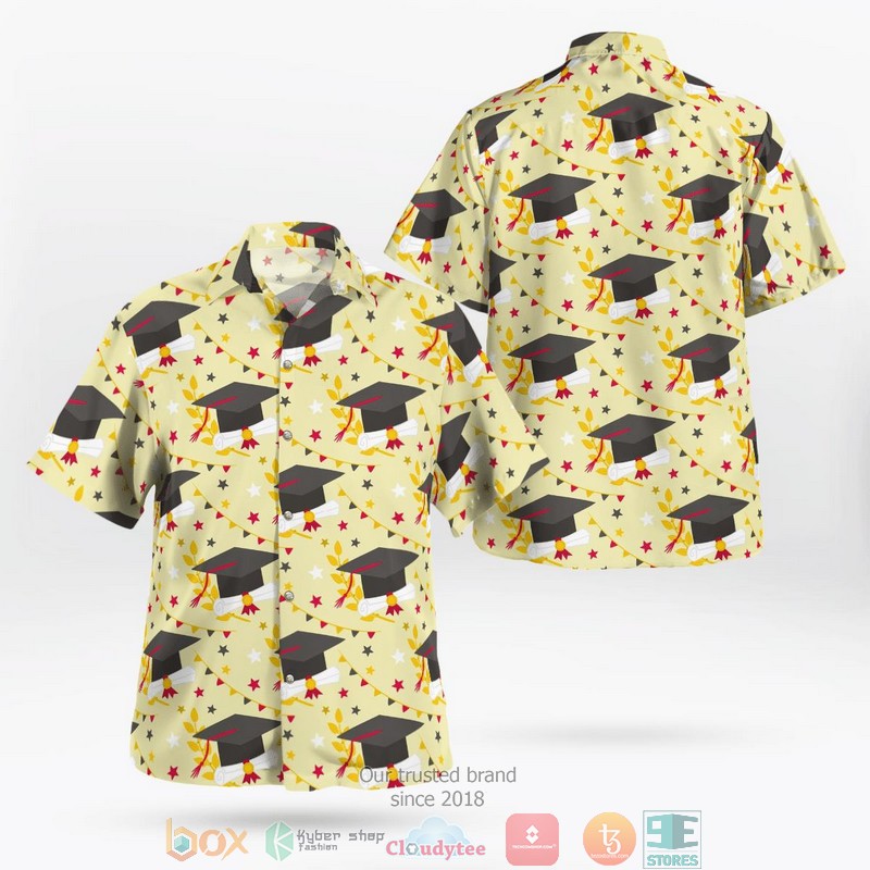 Graduation_pattern_Hawaiian_Shirt