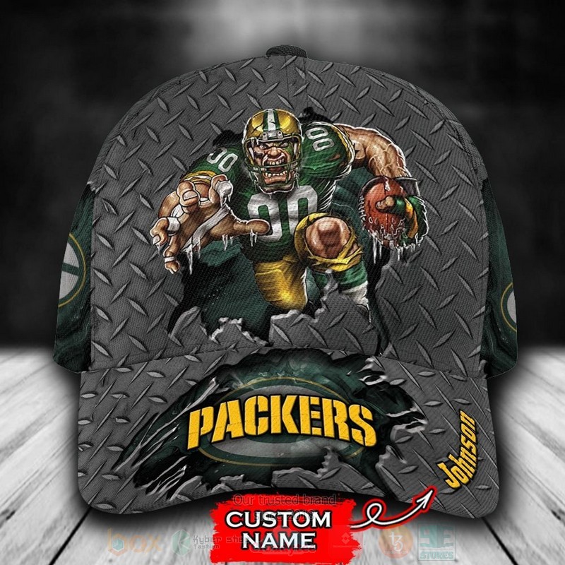 Green_Bay_Packers_Mascot_NFL_Custom_Name_Cap