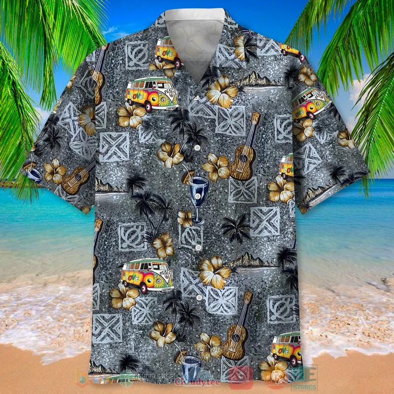 Hippie_Beach_pattern_Hawaiian_Shirt_1