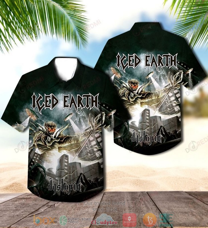 Iced_Earth_Dystopia_Short_Sleeve_Hawaiian_Shirt