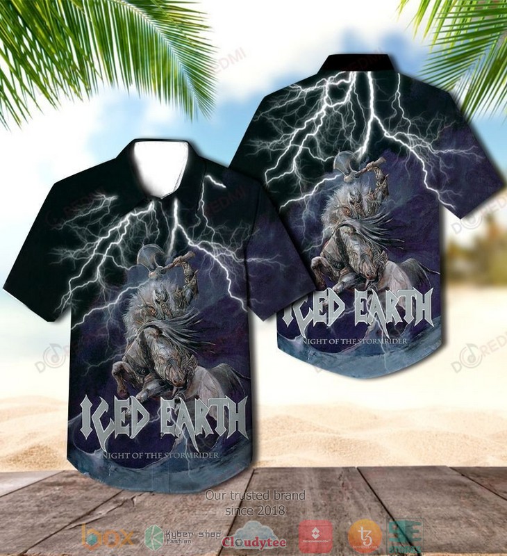 Iced_Earth_Night_of_the_Stormrider_Album_Short_Sleeve_Hawaiian_Shirt