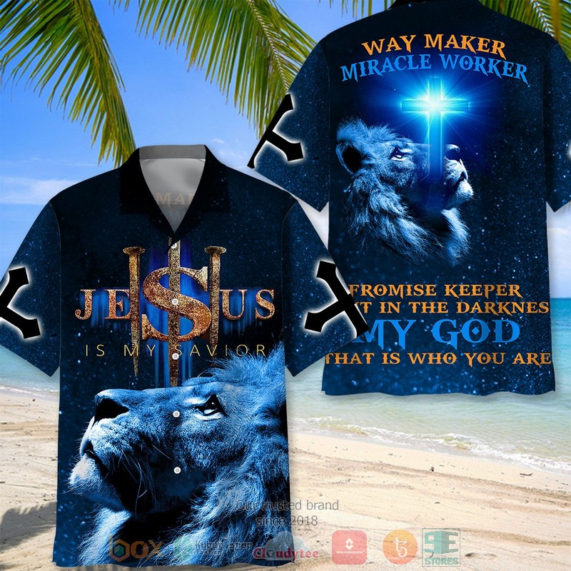 Jesus_is_my_savior_Way_Maker_Miracle_Worker_Hawaiian_Shirt