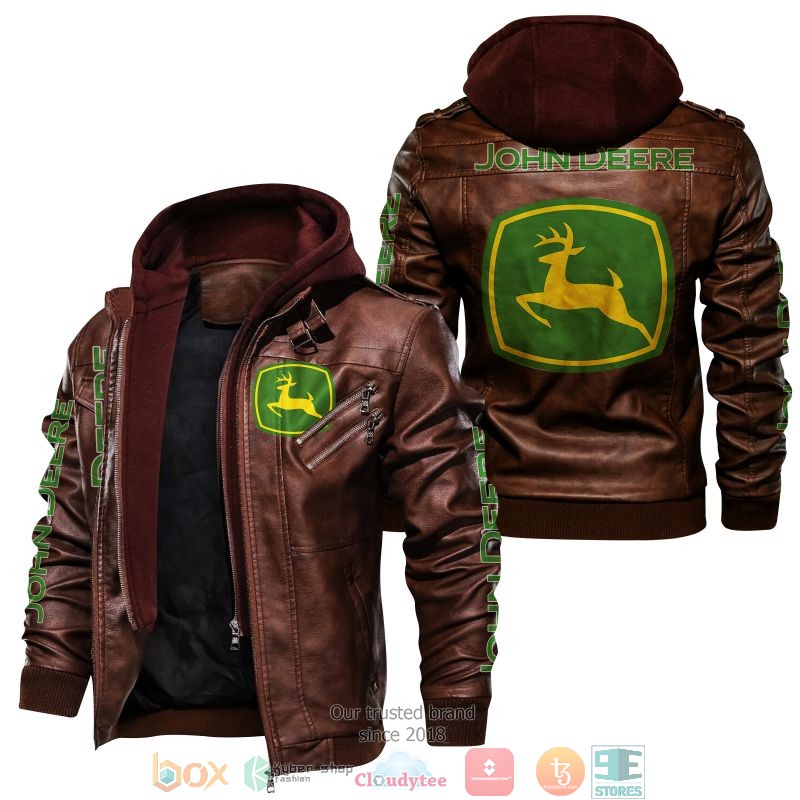 John_Deere_logo_Leather_Jacket_1