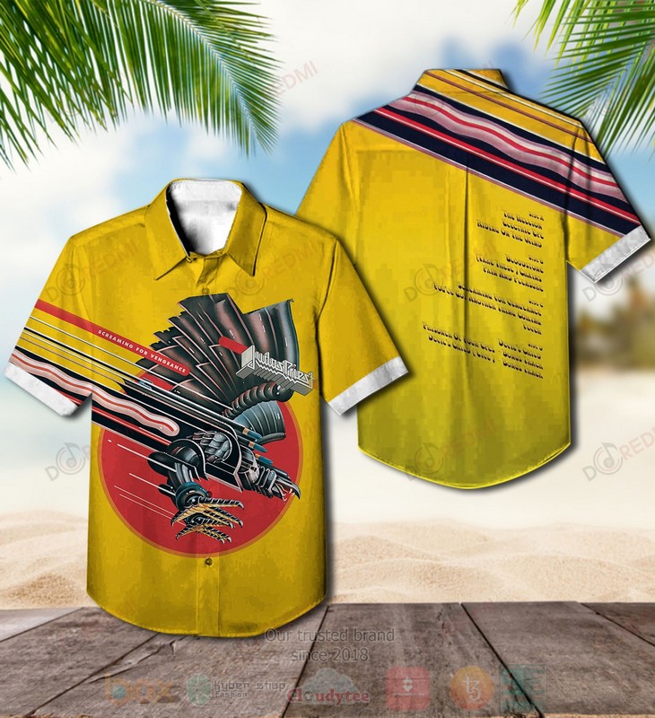 Judas_Priest_screaming_for_vengeance_Yellow_Album_Hawaiian_Shirt