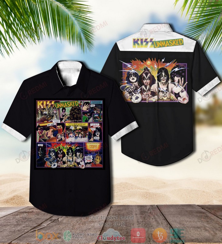 Kiss_band_Unmasked_Short_Sleeve_Hawaiian_Shirt