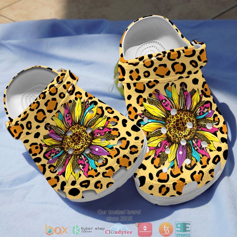 Leopard_Sunflower_Crocband_Shoes