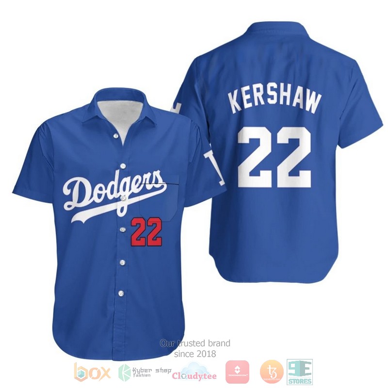 Los_Angeles_Dodgers_Clayton_Kershaw_22_2020__MLB_Hawaiian_Shirt
