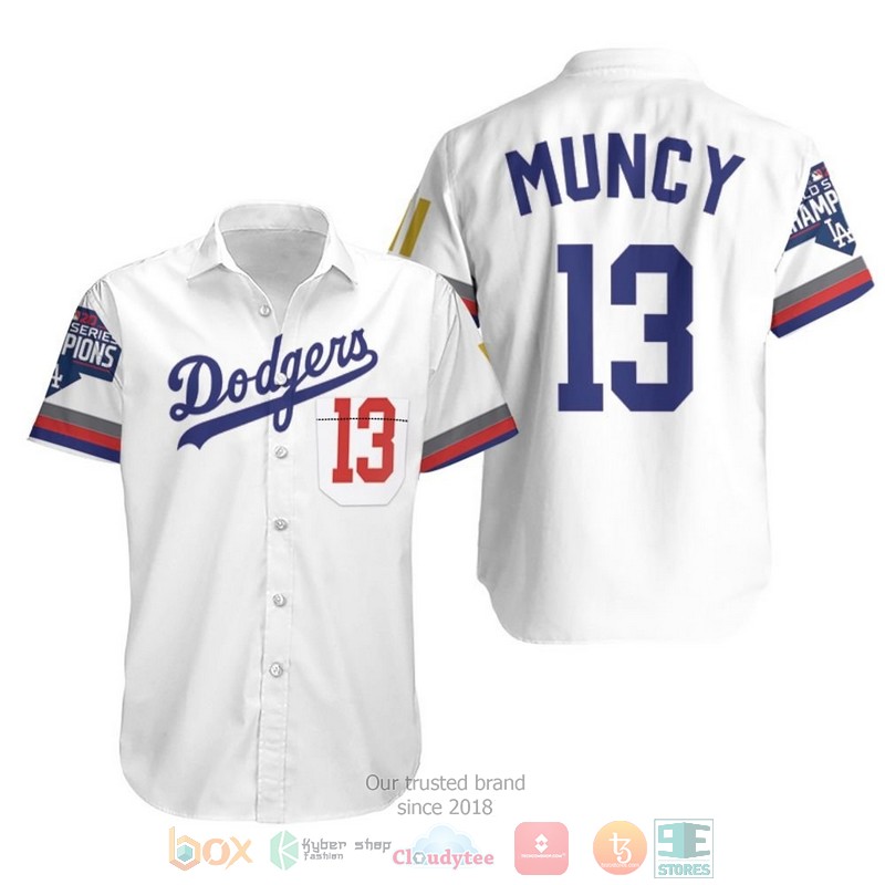 Los_Angeles_Dodgers_Muncy_13_2020_Championship_Hawaiian_Shirt