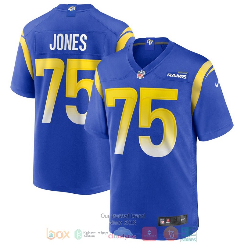 Los_Angeles_Rams_Deacon_Jones_Royal_Game_Retired_Player_Football_Jersey