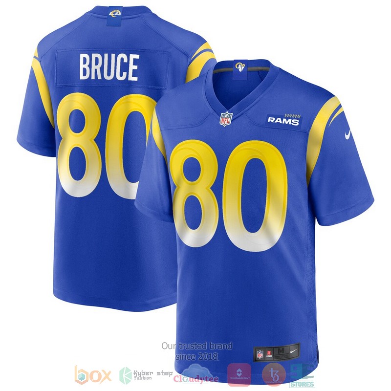 Los_Angeles_Rams_Isaac_Bruce_Royal_Game_Retired_Player_Football_Jersey