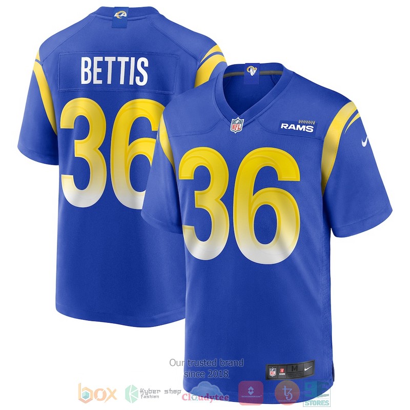 Los_Angeles_Rams_Jerome_Bettis_Royal_Game_Retired_Player_Football_Jersey