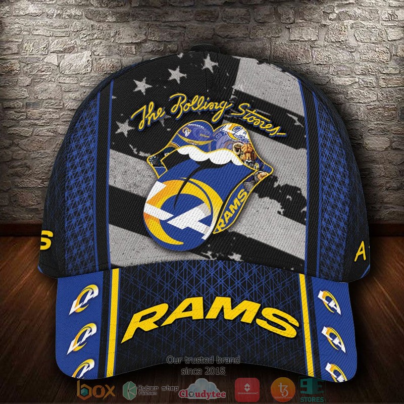 Los_Angeles_Rams_The_Rolling_Stones_NFL_Custom_Name_Cap
