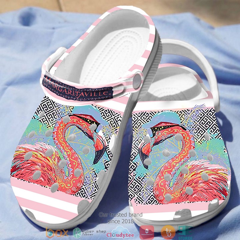 Margaritaville_ItS_5_OClock_Somewhere-Red_Parrot_Crocband_Shoes_1_2_3_4