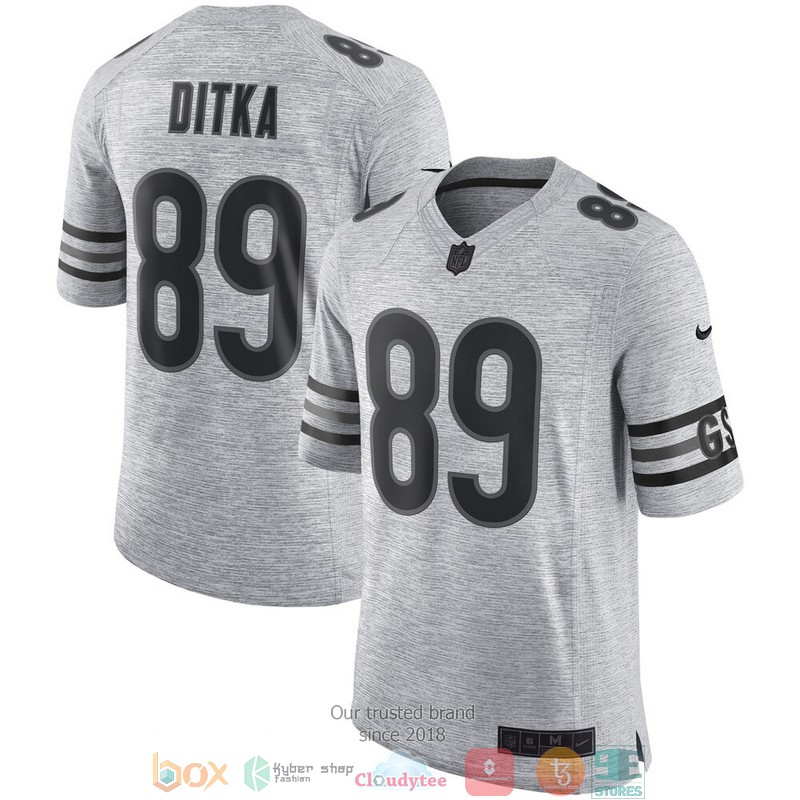 Mens_Chicago_Bears_Mike_Ditka_Gray_Retired_Gridiron_Gray_II_Football_Jersey