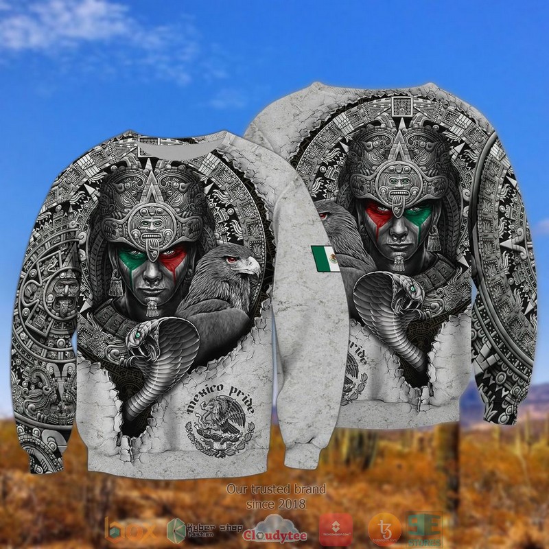 Mexican_Aztec_Warrior_Mexico_Pride_3D_shirt_hoodie_1_2_3