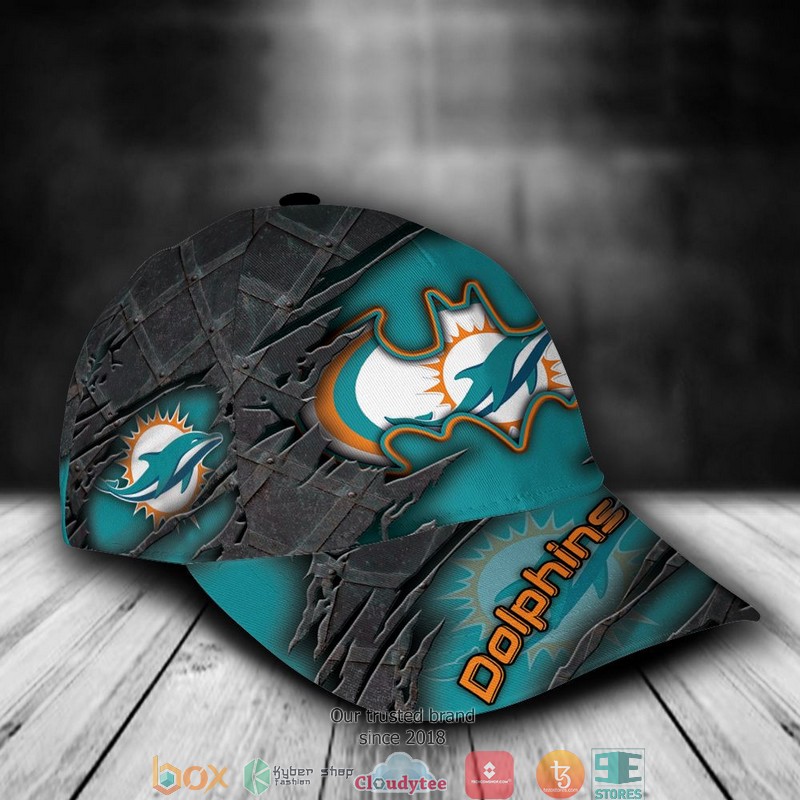 Miami_Dolphins_Batman_NFL_Custom_Name_Cap_1