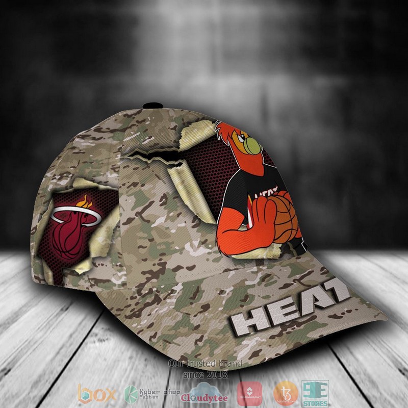 Miami_Heat_Camo_Mascot_NBA_Custom_Name_Cap_1_2