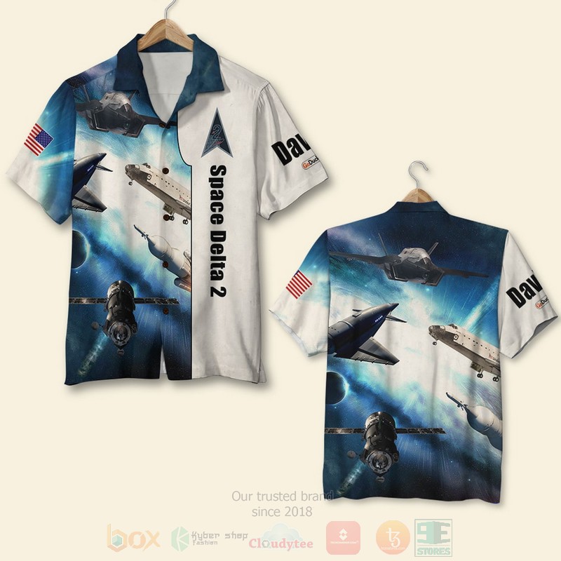 Military_Spaceship_Spacecraft_Space_Shuttle_Custom_Name_Hawaiian_Shirt