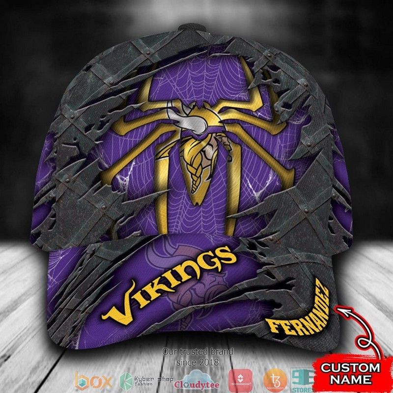 Minnesota_Vikings_Spider_Man_NFL_Custom_Name_Cap