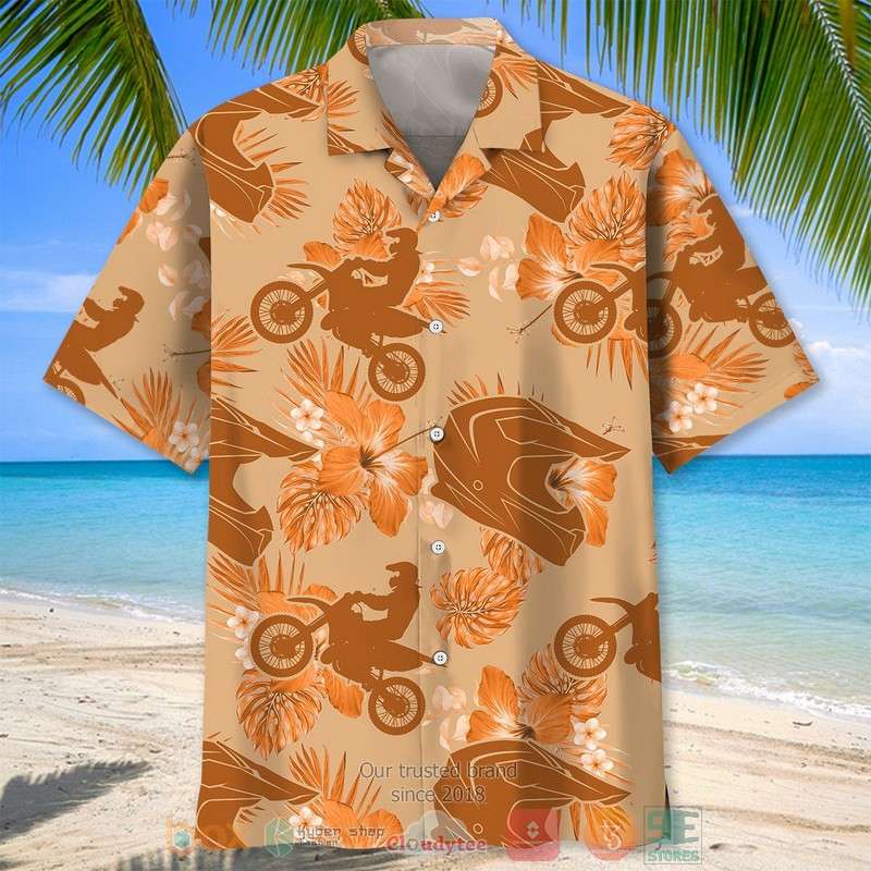 Motocross_Orange_Tropical_Hawaiian_Shirt_1