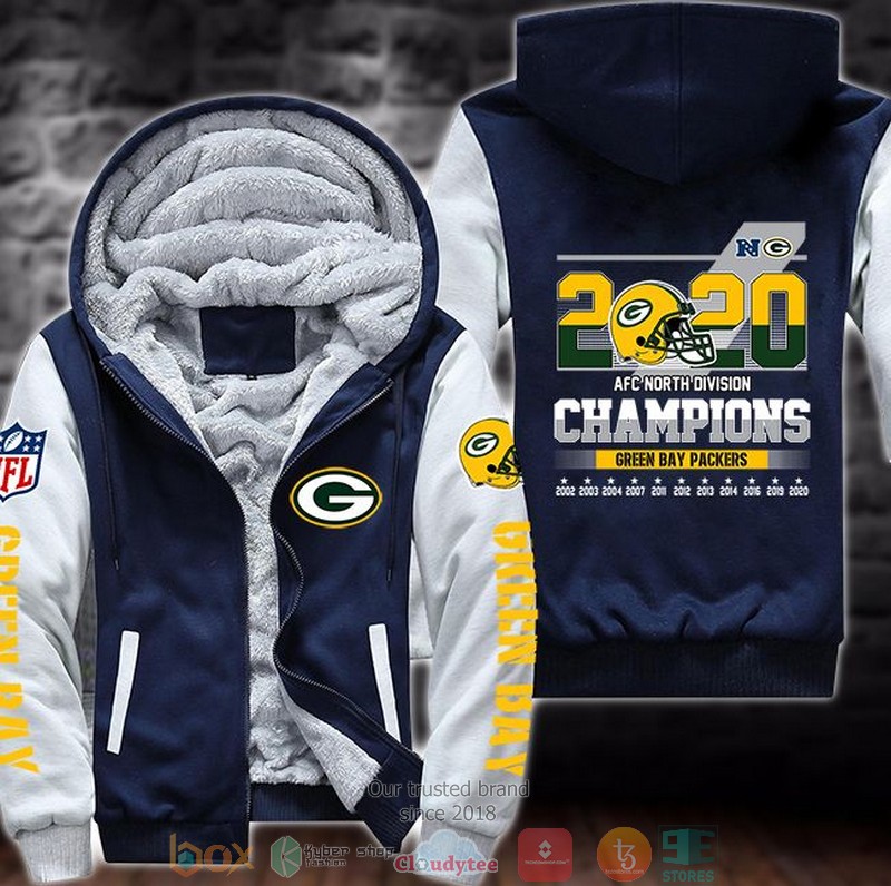 NFL_Green_Bay_Packers_2020_AFC_North_Divisions_Champions_3D_Fleece_Hoodie_1_2