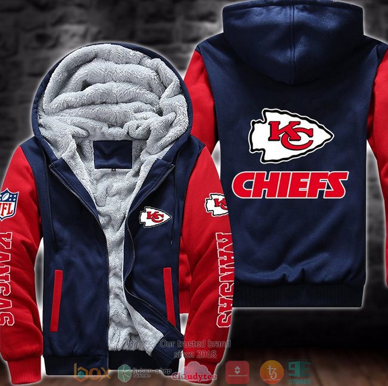 NFL_Kansas_City_Chiefs_Logo_3D_Fleece_Hoodie_1_2_3