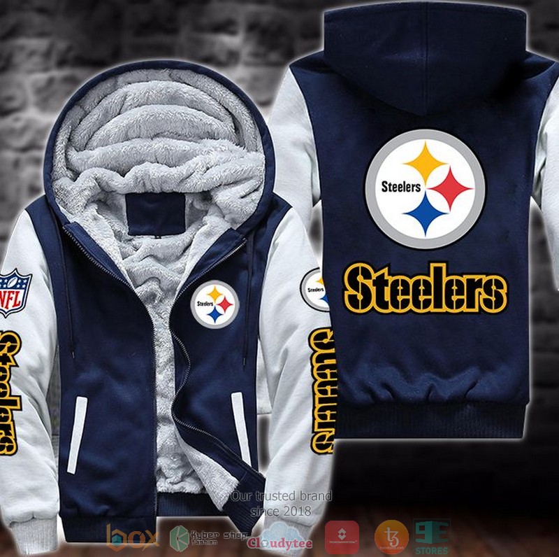 NFL_Pittsburgh_Steelers_logo_3D_Fleece_Hoodie_1_2
