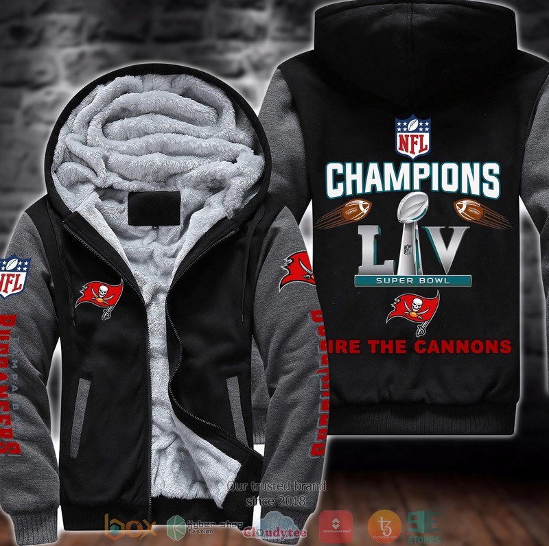 NFL_Tampa_Bay_Buccaneers_logo_Fire_The_Cannons_3D_Fleece_Hoodie_1_2