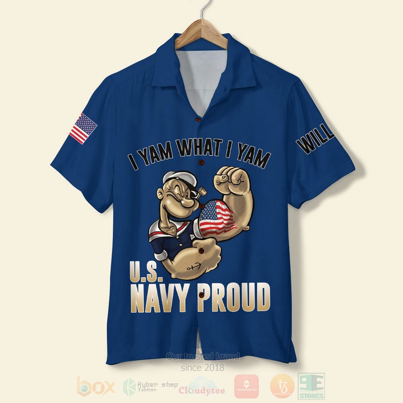 Navy_military_Unit-I_Yam_What_I_Yam_Custom_Name_Hawaiian_Shirt