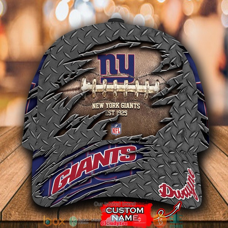New_York_Giants_Luxury_NFL_Custom_Name_Cap