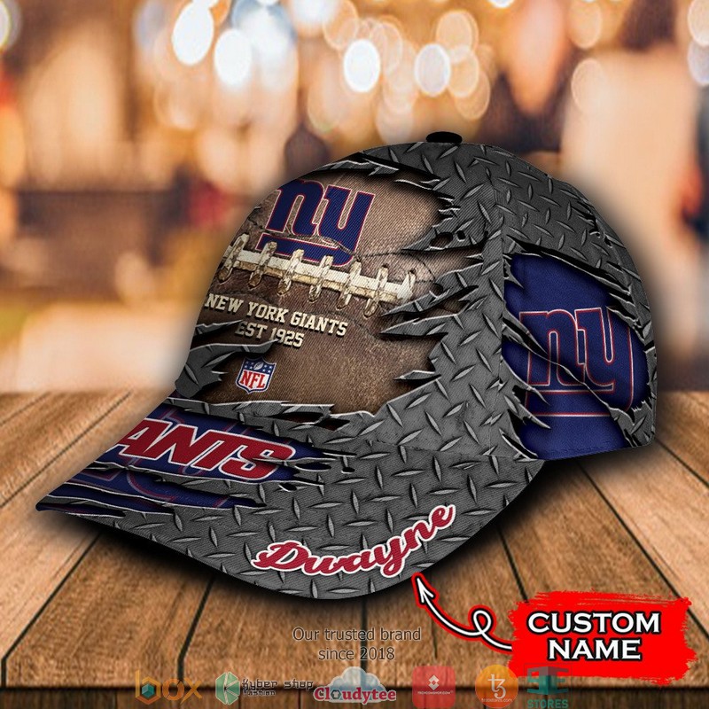 New_York_Giants_Luxury_NFL_Custom_Name_Cap_1_2