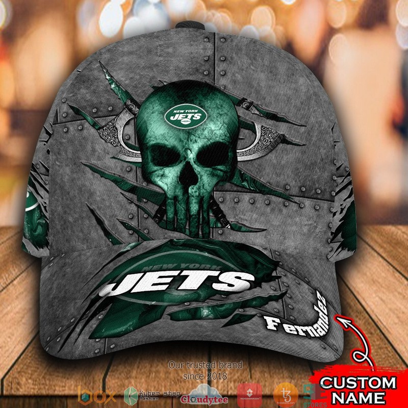 New_York_Jets_Skull_NFL_Custom_Name_Cap