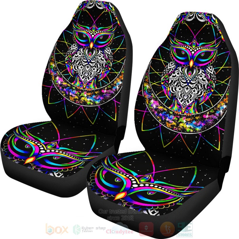 Owl_Galaxy_Color_Car_Seat_Cover_1