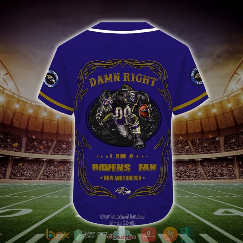 Personalized_Baltimore_Ravens_Mascot_NFL_Baseball_Jersey_Shirt_1_2