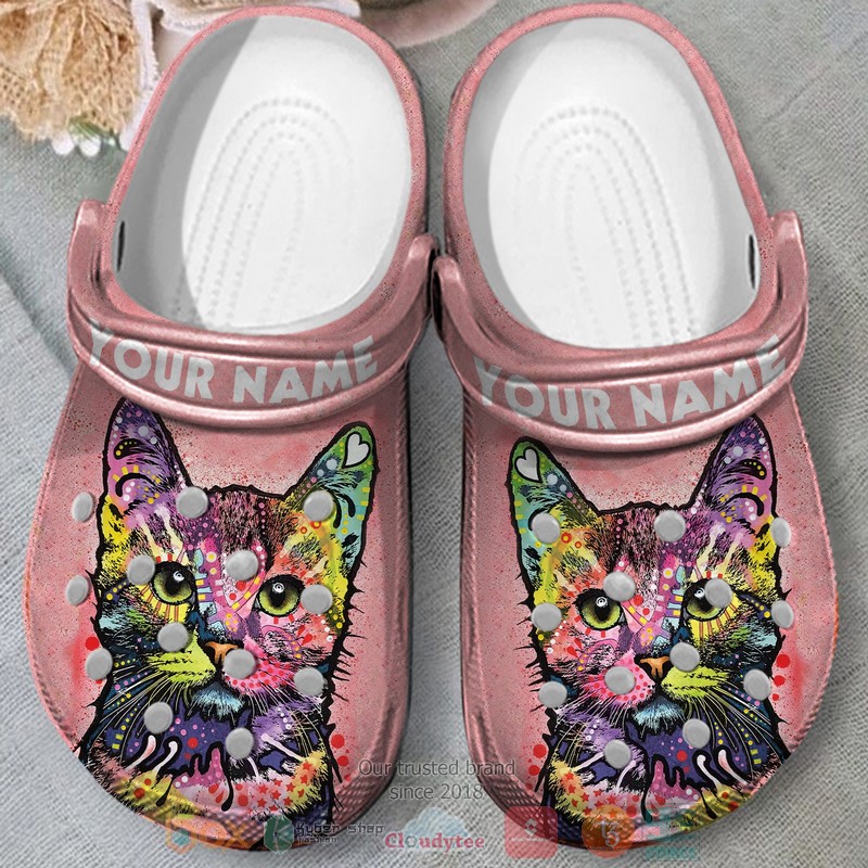 Personalized_Beautiful_Cat_custom_Crocs_Crocband_Shoes_1_2_3_4