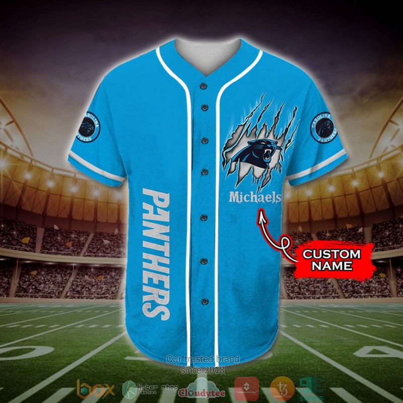 Personalized_Carolina_Panthers_Mascot_NFL_Baseball_Jersey_Shirt_1